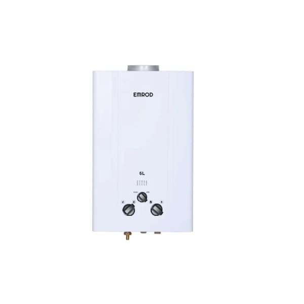 Chauffe Bain EMROD 6L Gaz Bouteille Blanc (CHAUF-6EMR) Chauffe Bain EMROD 6L Gaz Bouteille Blanc (CHAUF-6EMR)